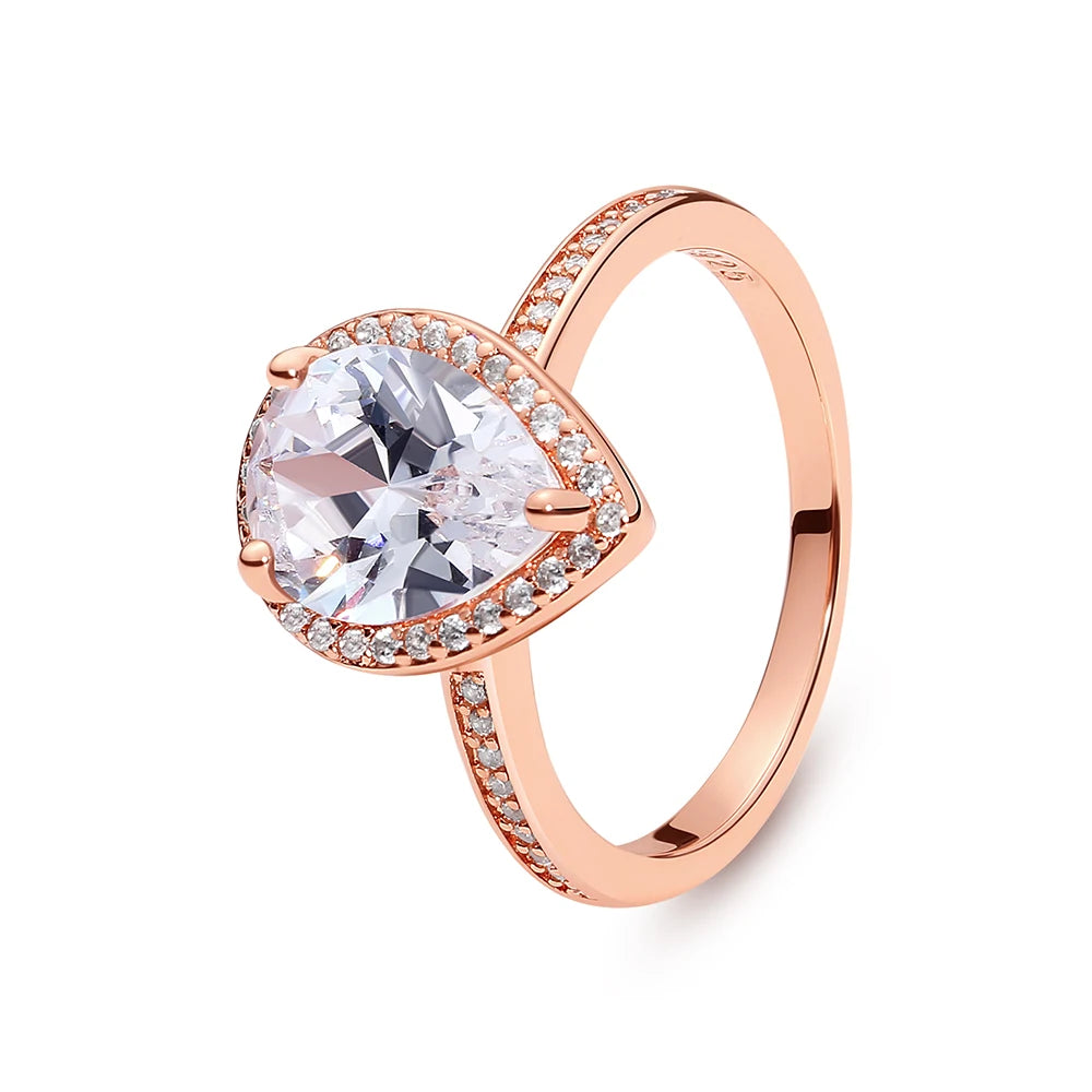 925 Sterling Silver Crown Heart Ring