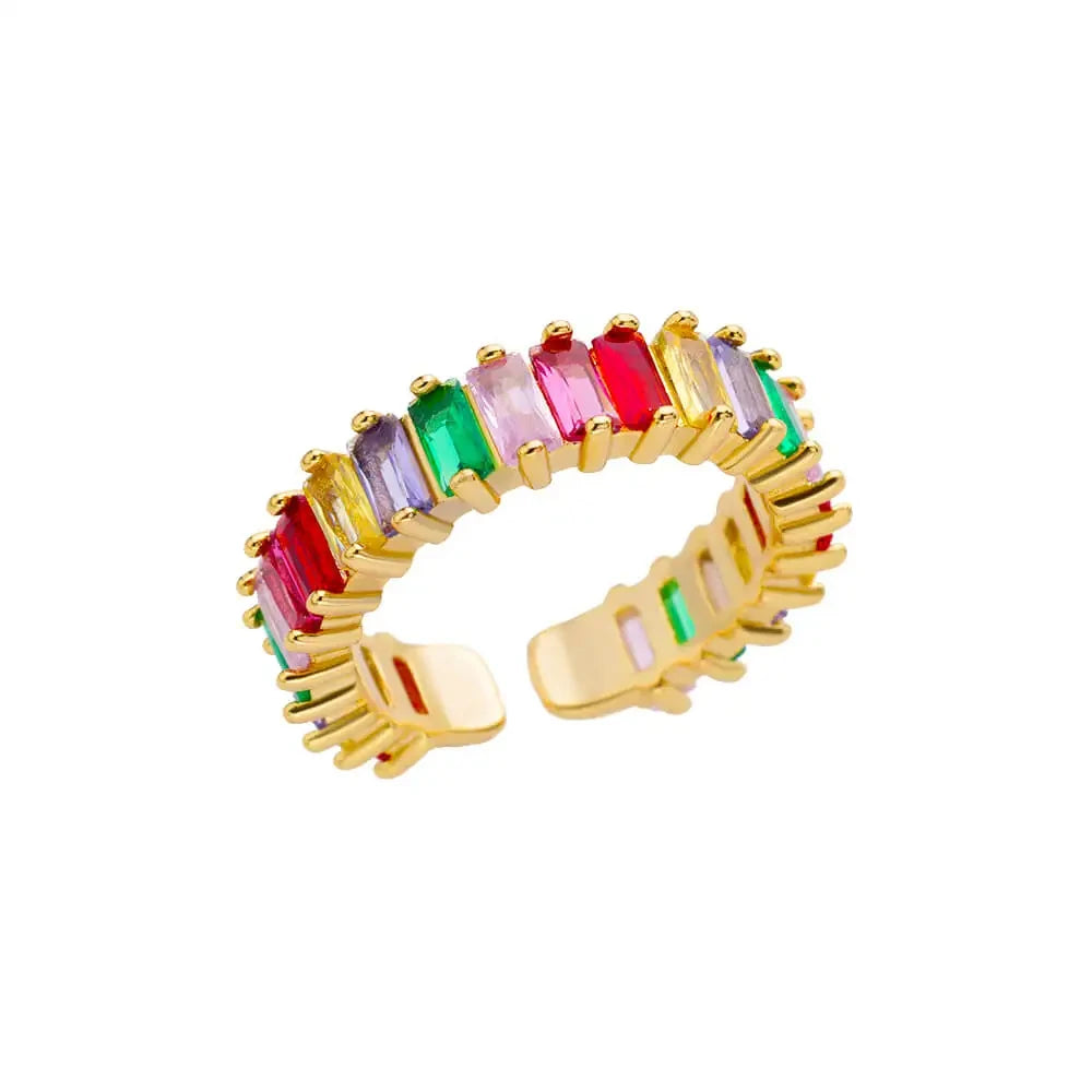 Luxury 316L Gold Stainless Steel Ring