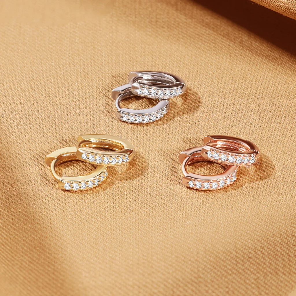 316L Stainless Steel Minimalist Hoop Earrings