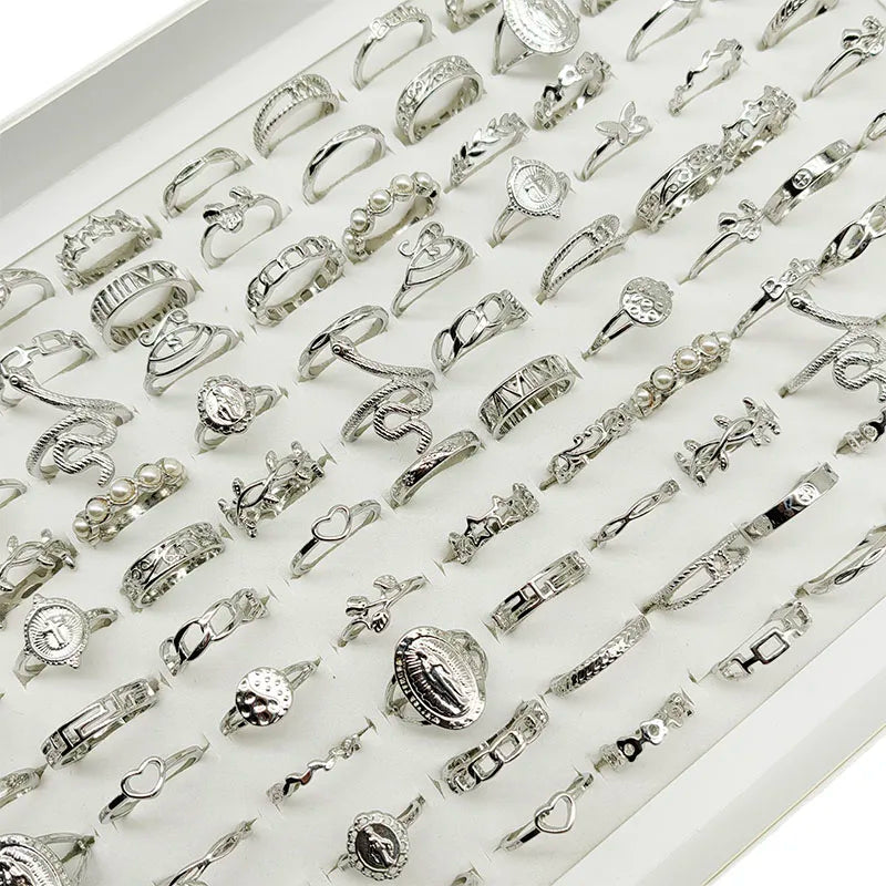 30pcs Gold Finger Rings Set – Snake Butterfly