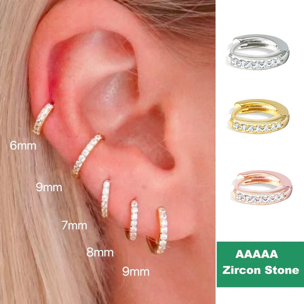 316L Stainless Steel Minimalist Hoop Earrings