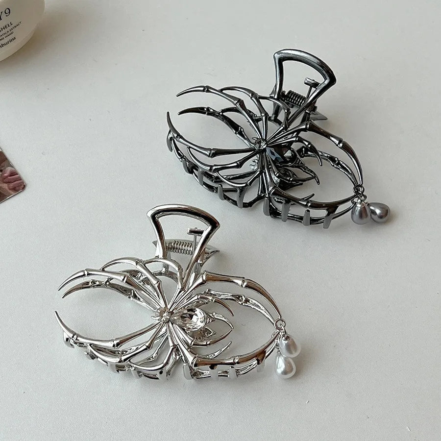 Gothic Spider Hair Claw Clip