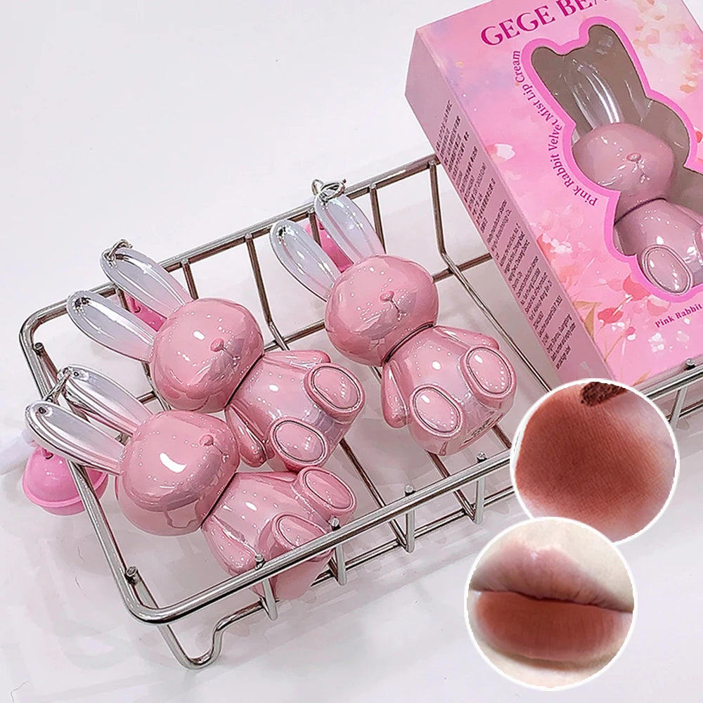Gege Bear Pink Rabbit Matte Lip Cream