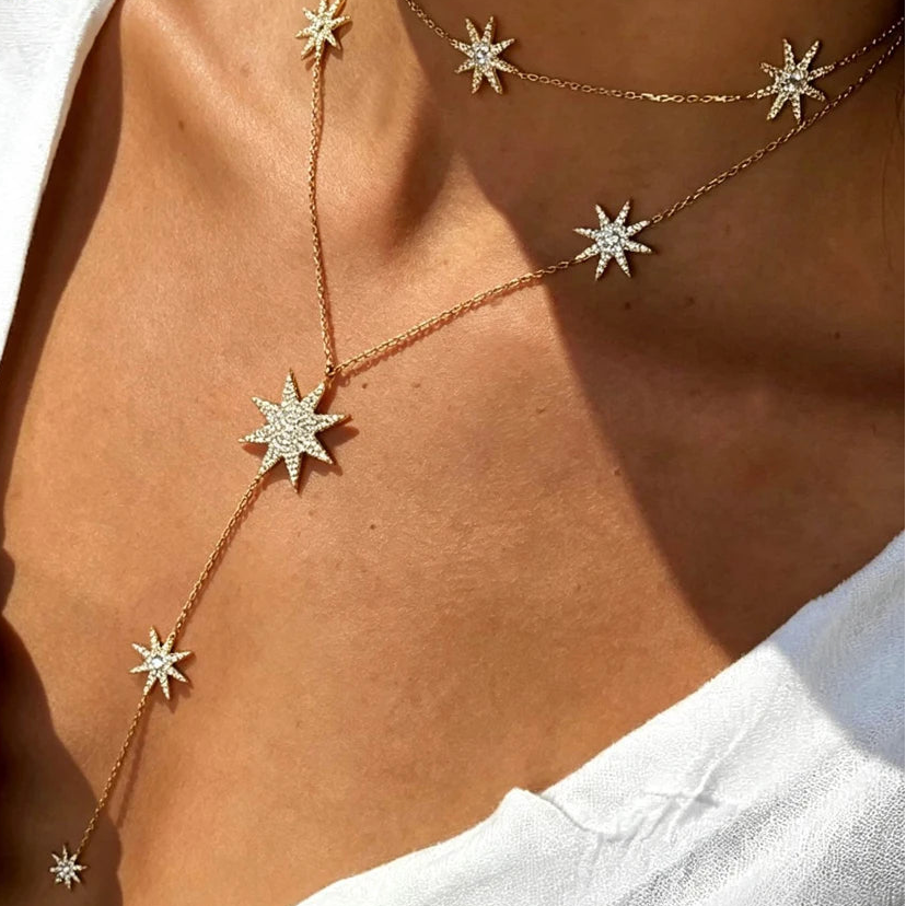 North Star Charm Necklace