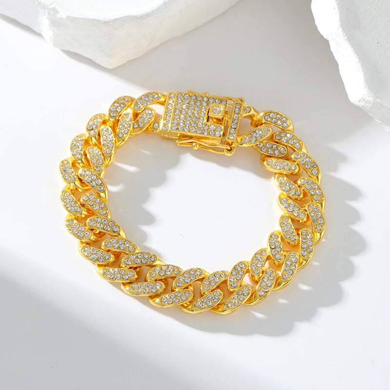 316L Stainless Steel Cuban Chain Bracelet