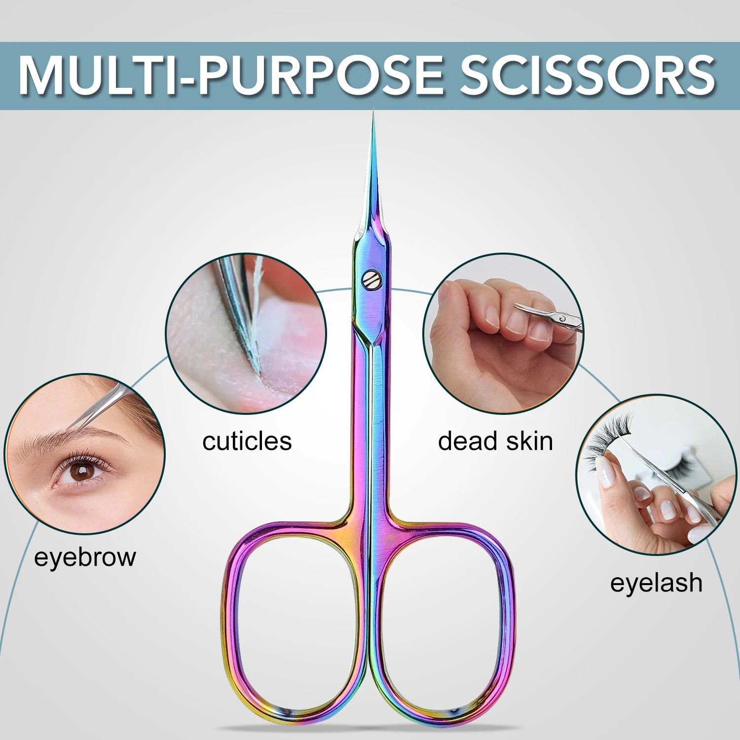 1Pcs Nail Cuticle Scissors