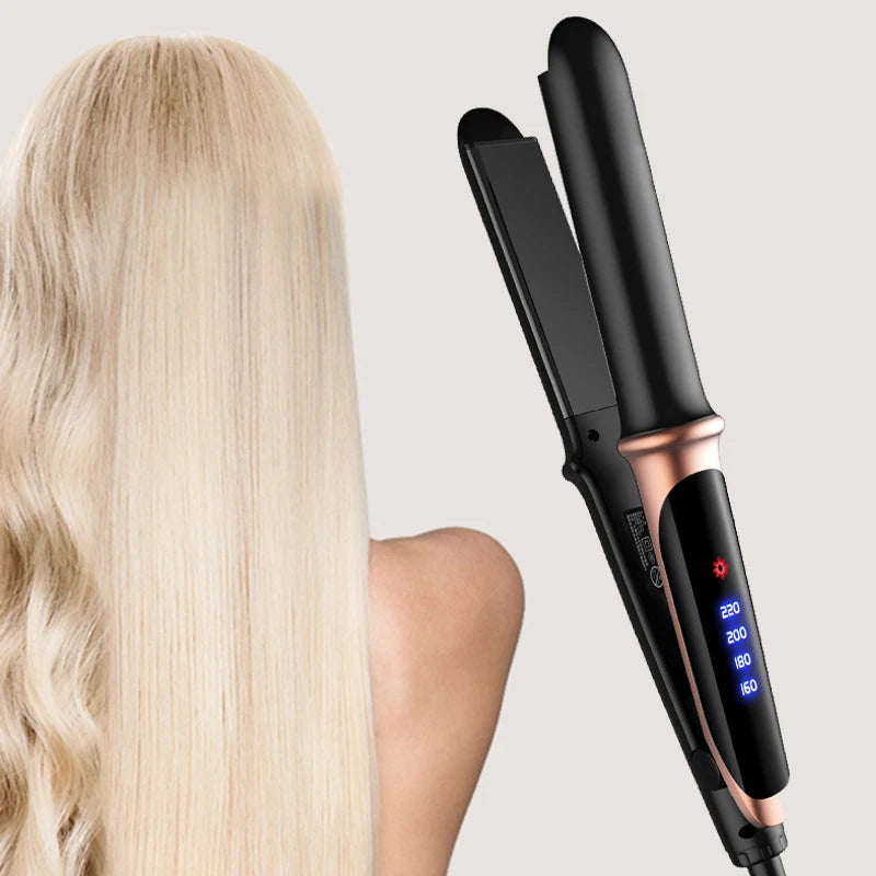 Flat Iron Hair Straightener 2 in 1 Professional Hair Iron