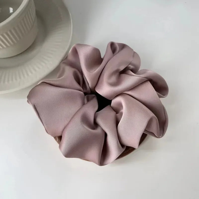 1pcs Women Silk Satin Scrunchies